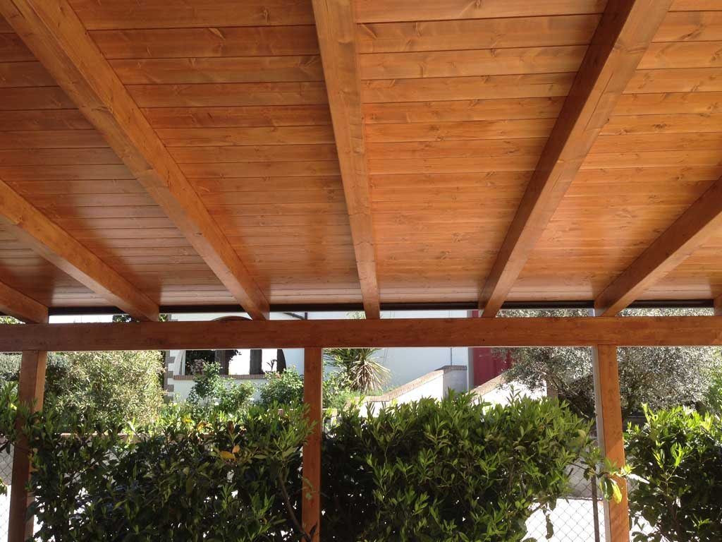 tettoia in legno