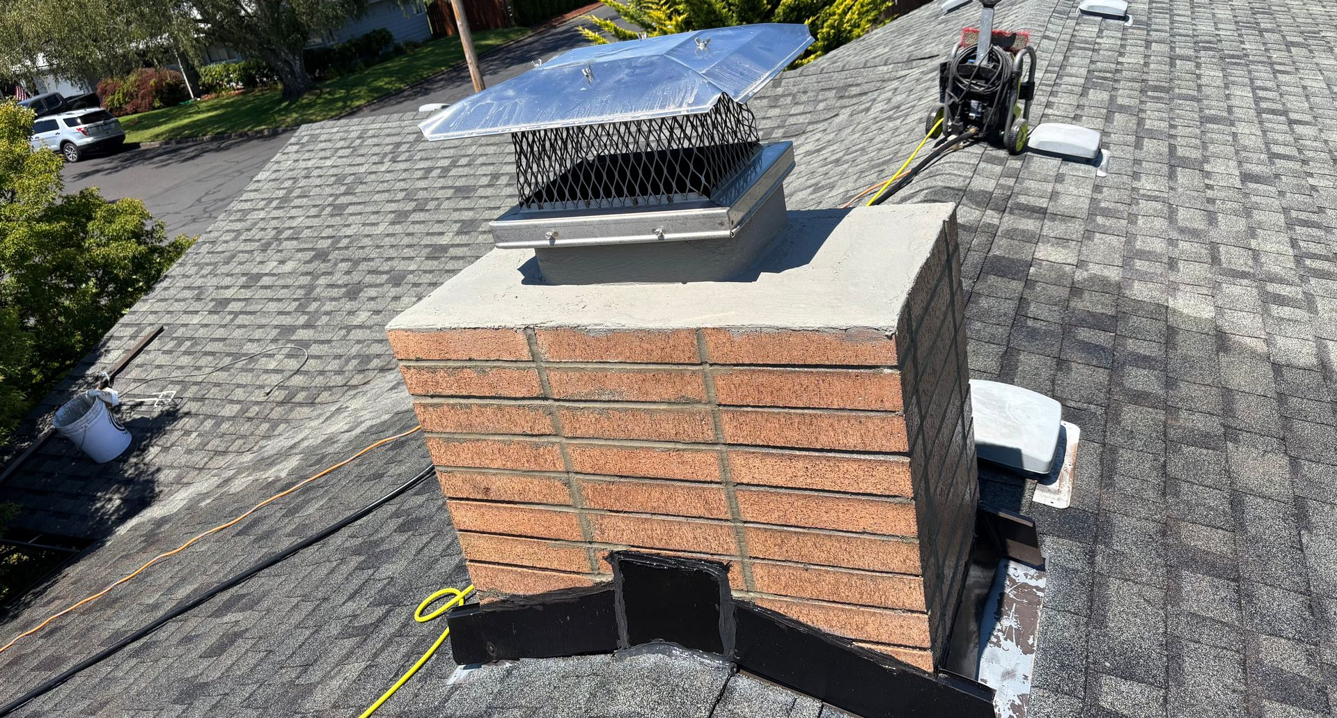 Chimney cap installation near Hillsboro, OR