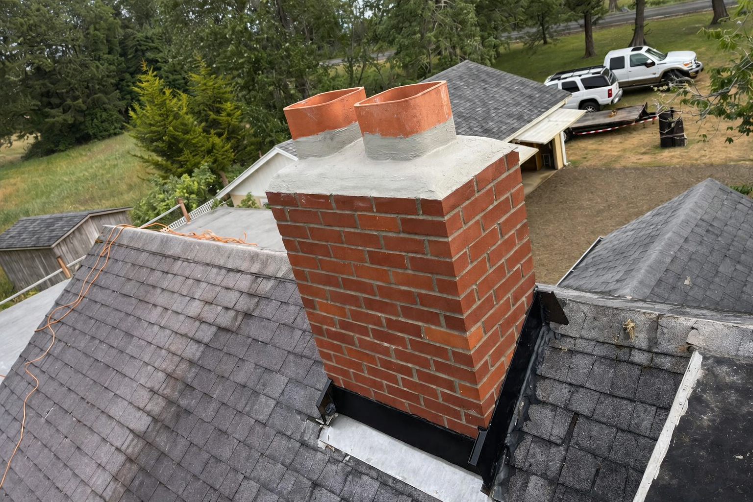 Chimney flashing repair near Lake Oswego, OR