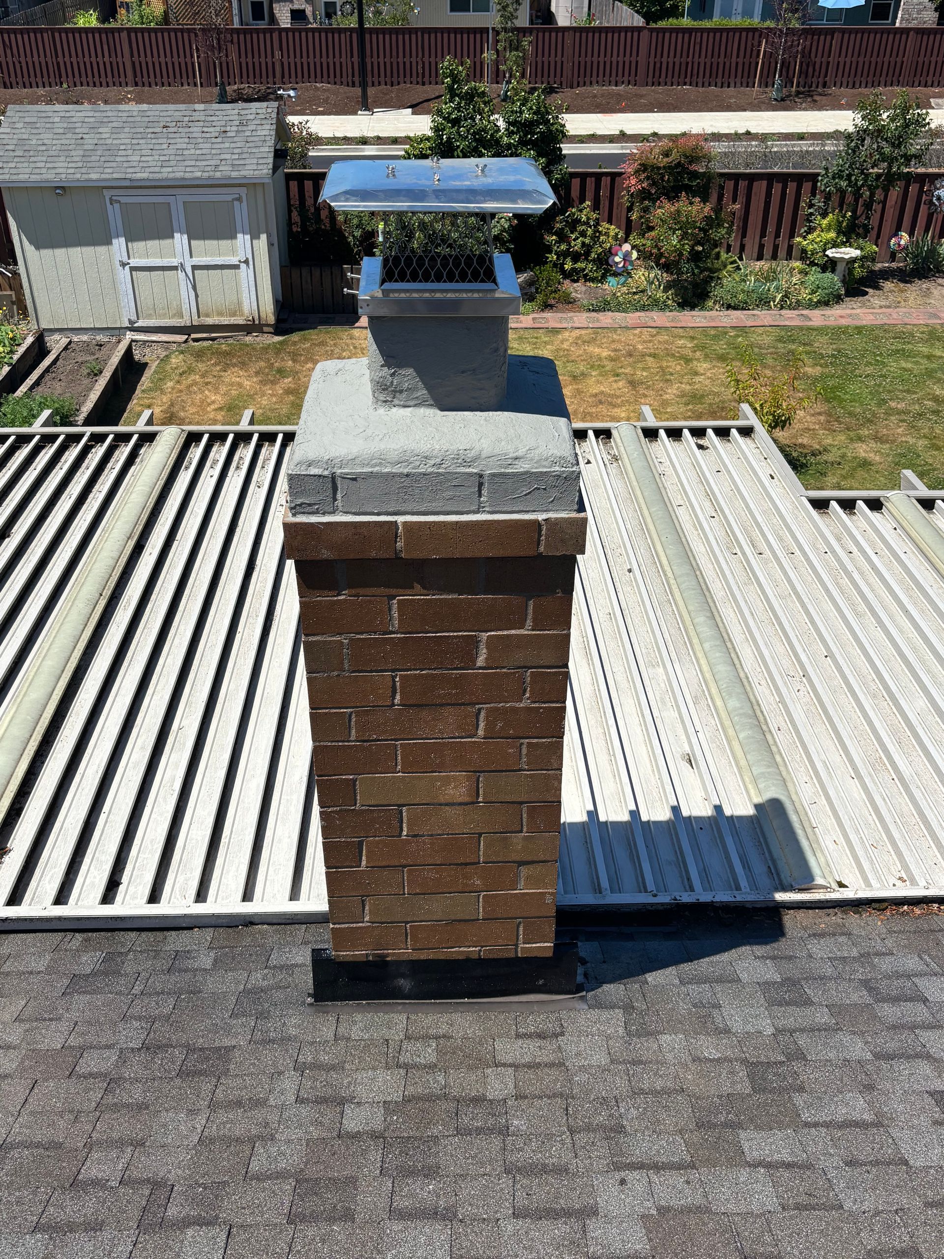 Chimney Flashing Repair in Eugene