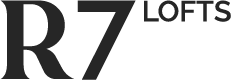 Black R7 Lofts logo