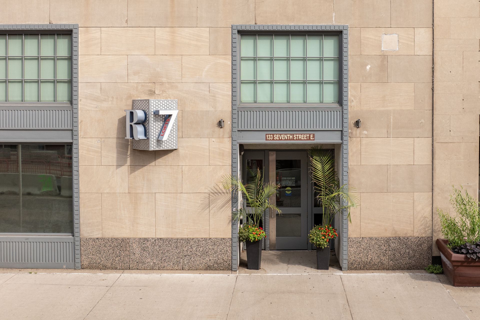 Building exterior with 