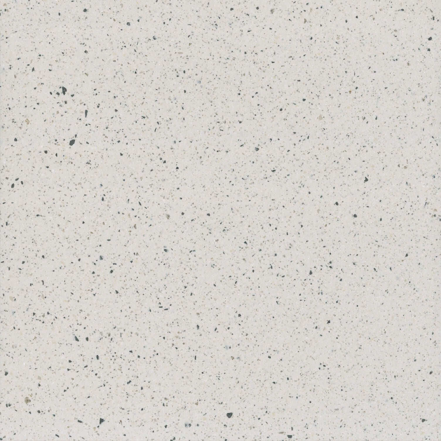 Light gray speckled quartz countertop.