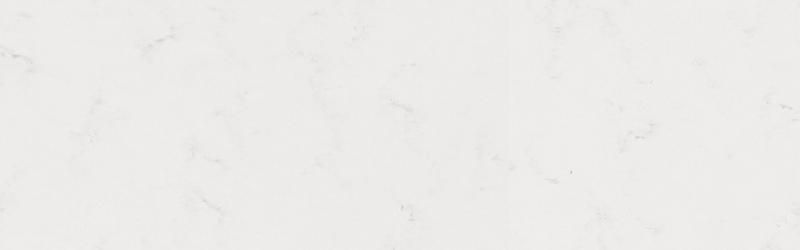 White countertop with subtle gray veining.