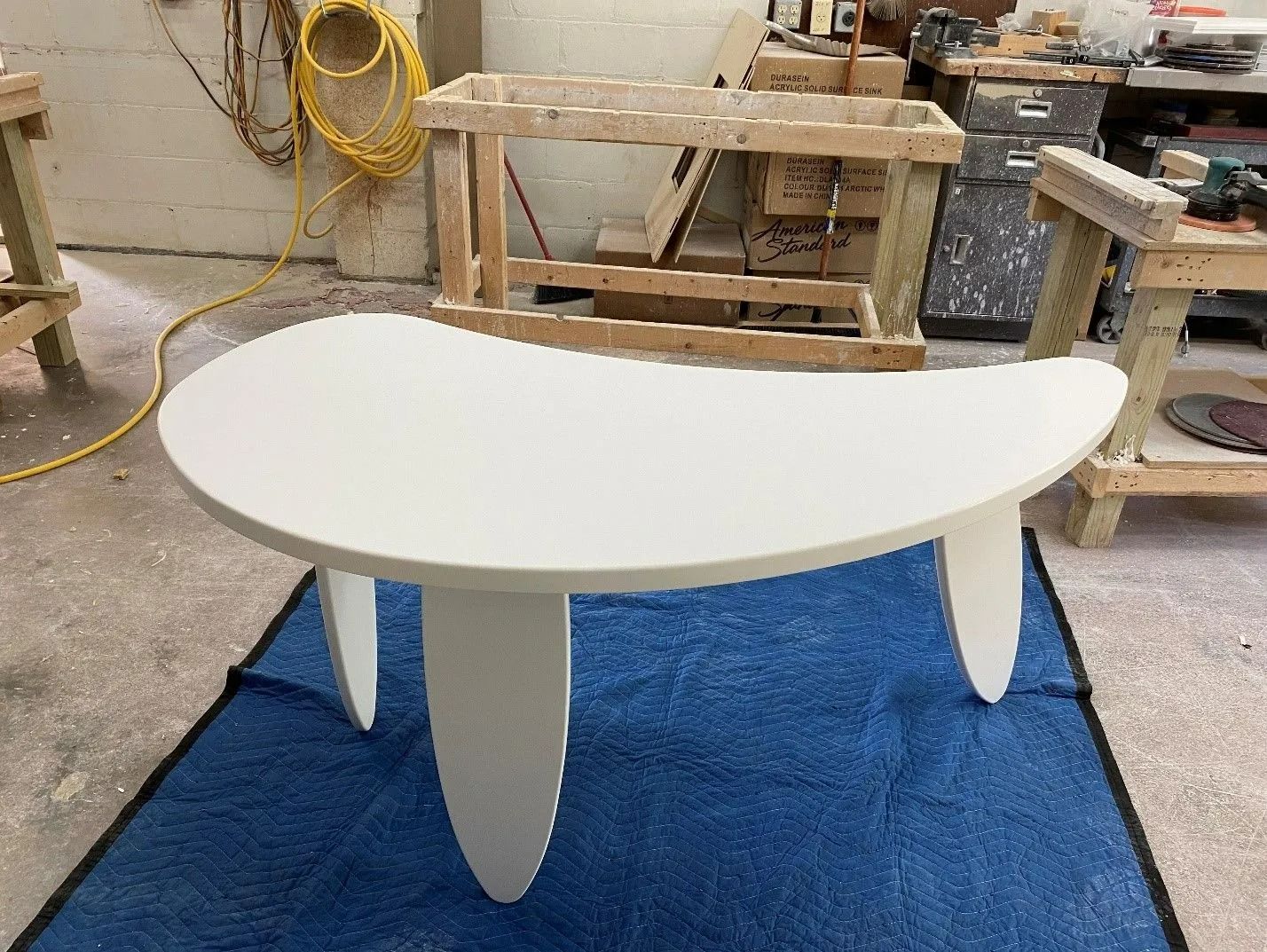 Custom Designed Corian Desk Louisville KY