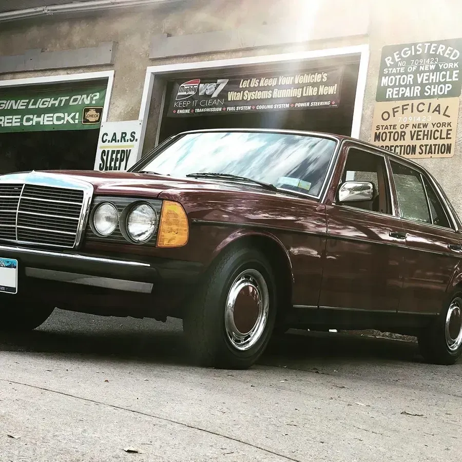 Classic Car Parked Outside of Our Shop | Complete Auto Repair Services