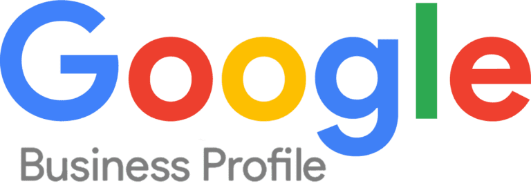 Google Business Profile logo. Colorful Google logo with the text "Business Profile" in gray underneath.