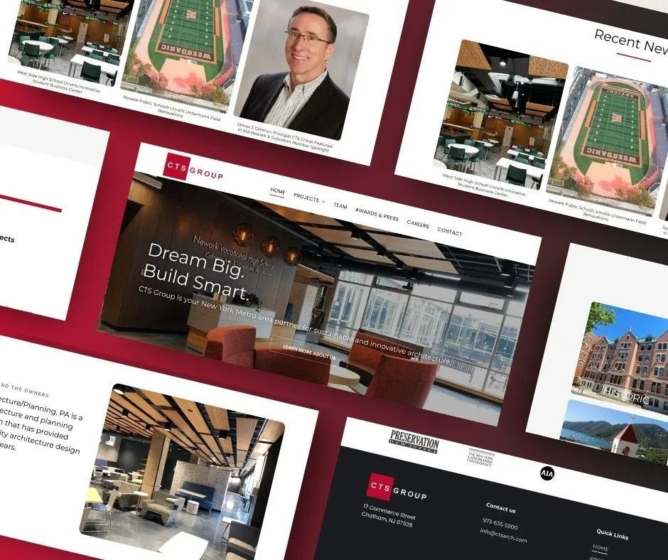 Website design for CTS Group