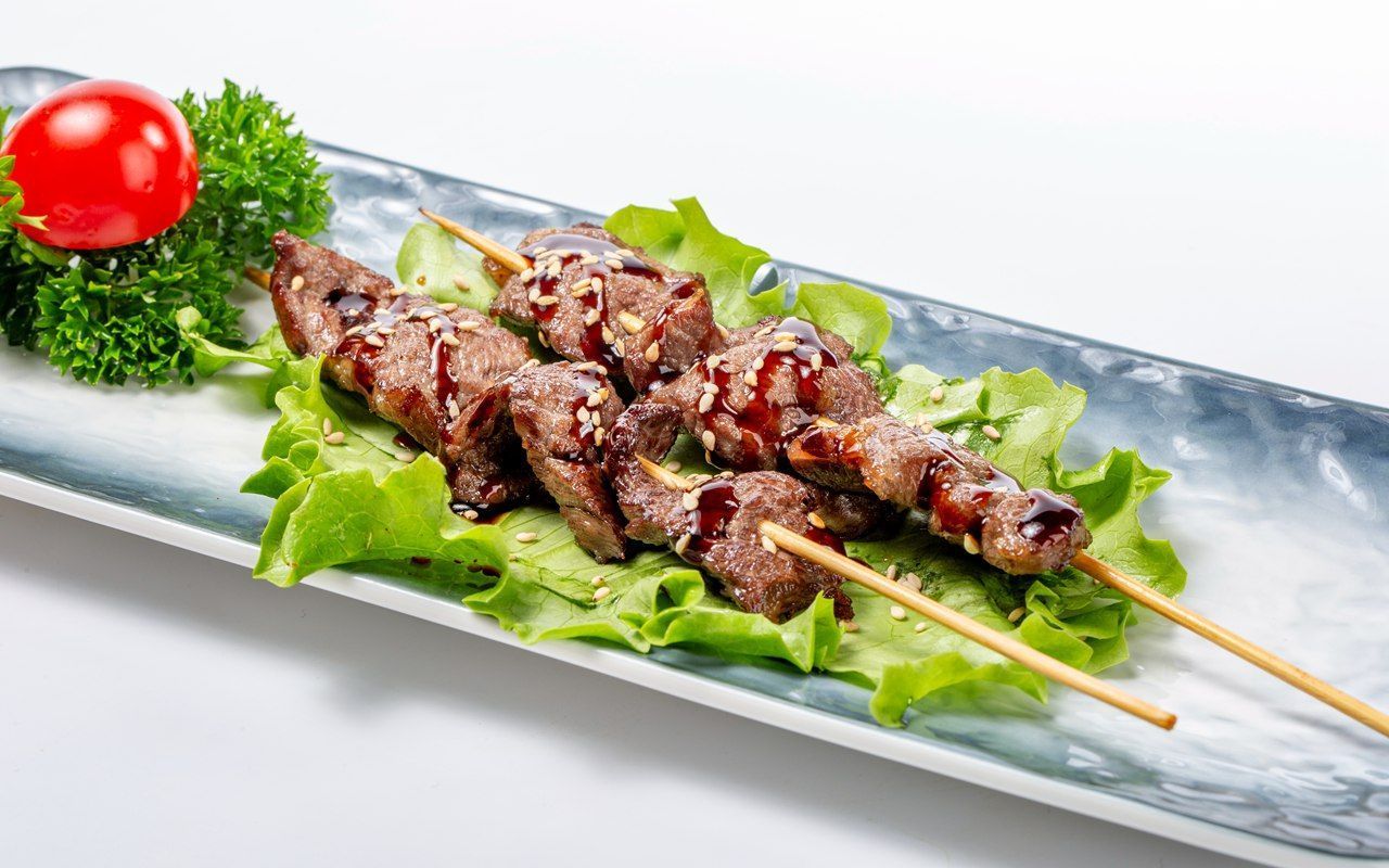 brochettes de boeuf yakitori