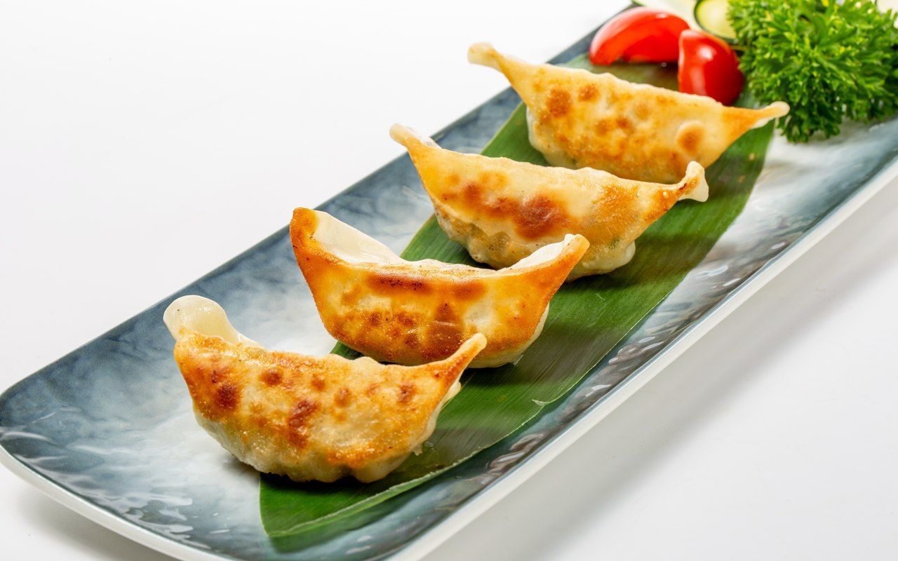 gyoza au poulet grille