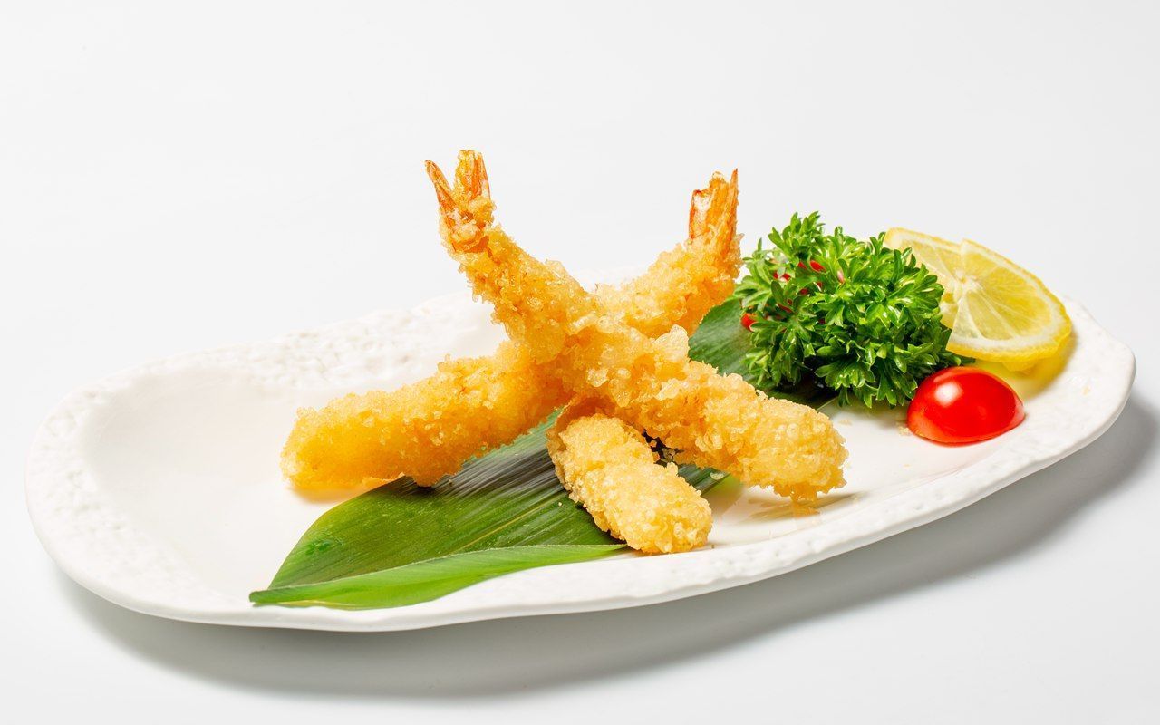tempura de gambas