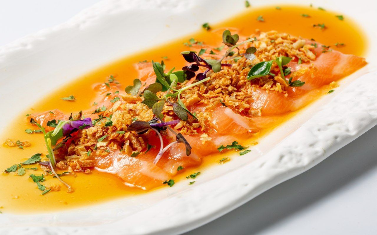 carpaccio de saumon