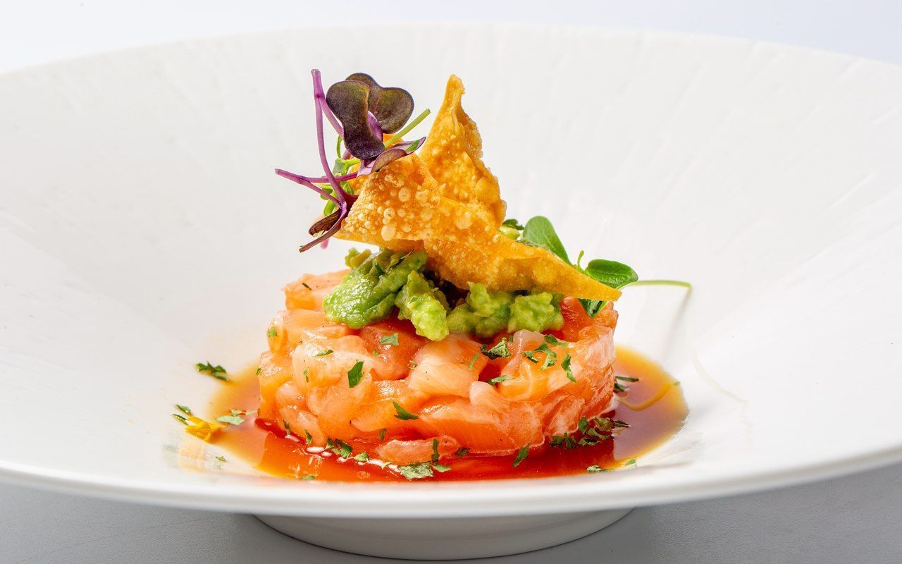 tartare de saumon ponzu