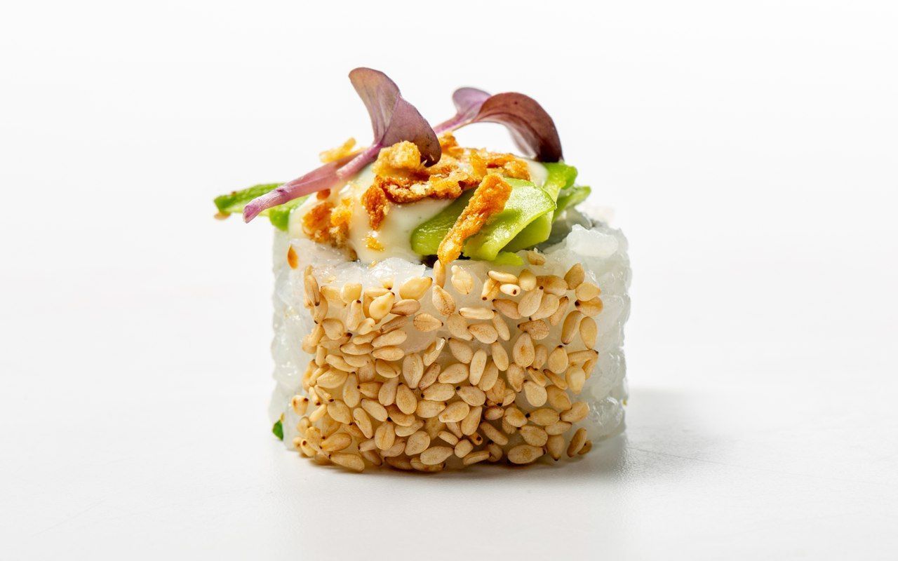 rouleau croustillant au saumon