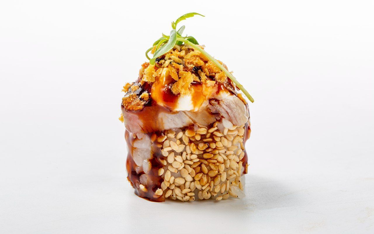 tuna zuke truffle roll