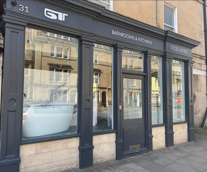 GT Bathrooms & Boilers Bath showroom on Bathwick Street