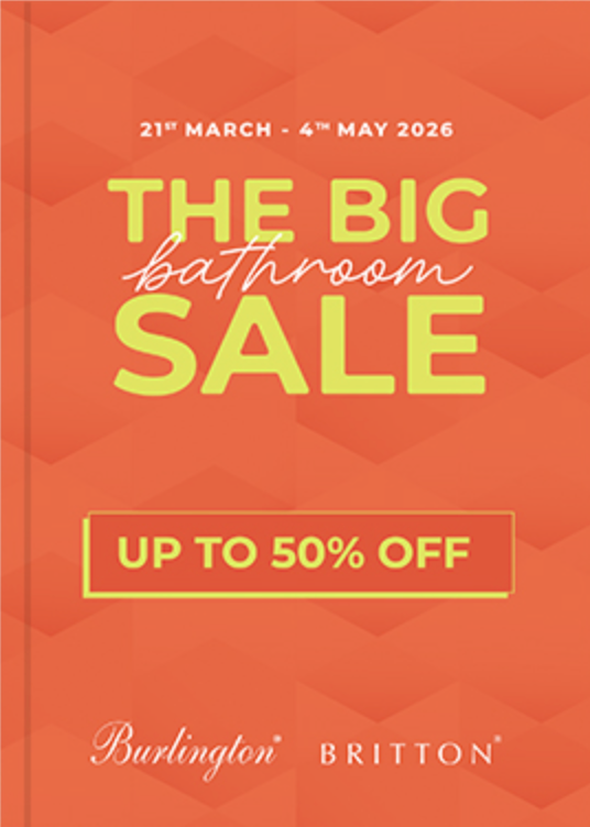 A bathroom collection brochure with a bathtub , sink , mirror and shower.