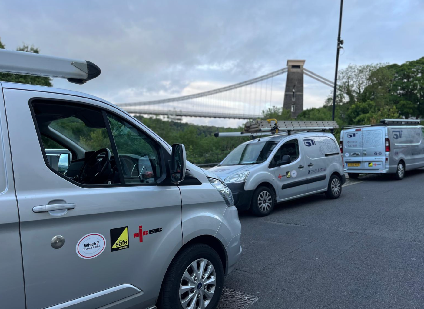 GT Bathrooms & Boilers van fleet