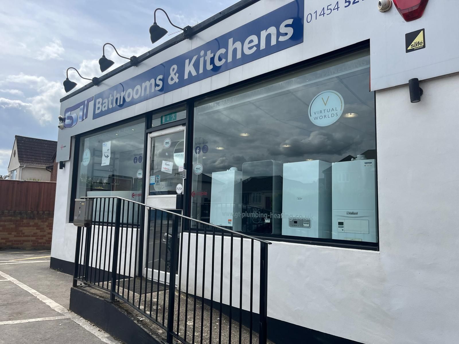 GT Bathrooms showroom outside