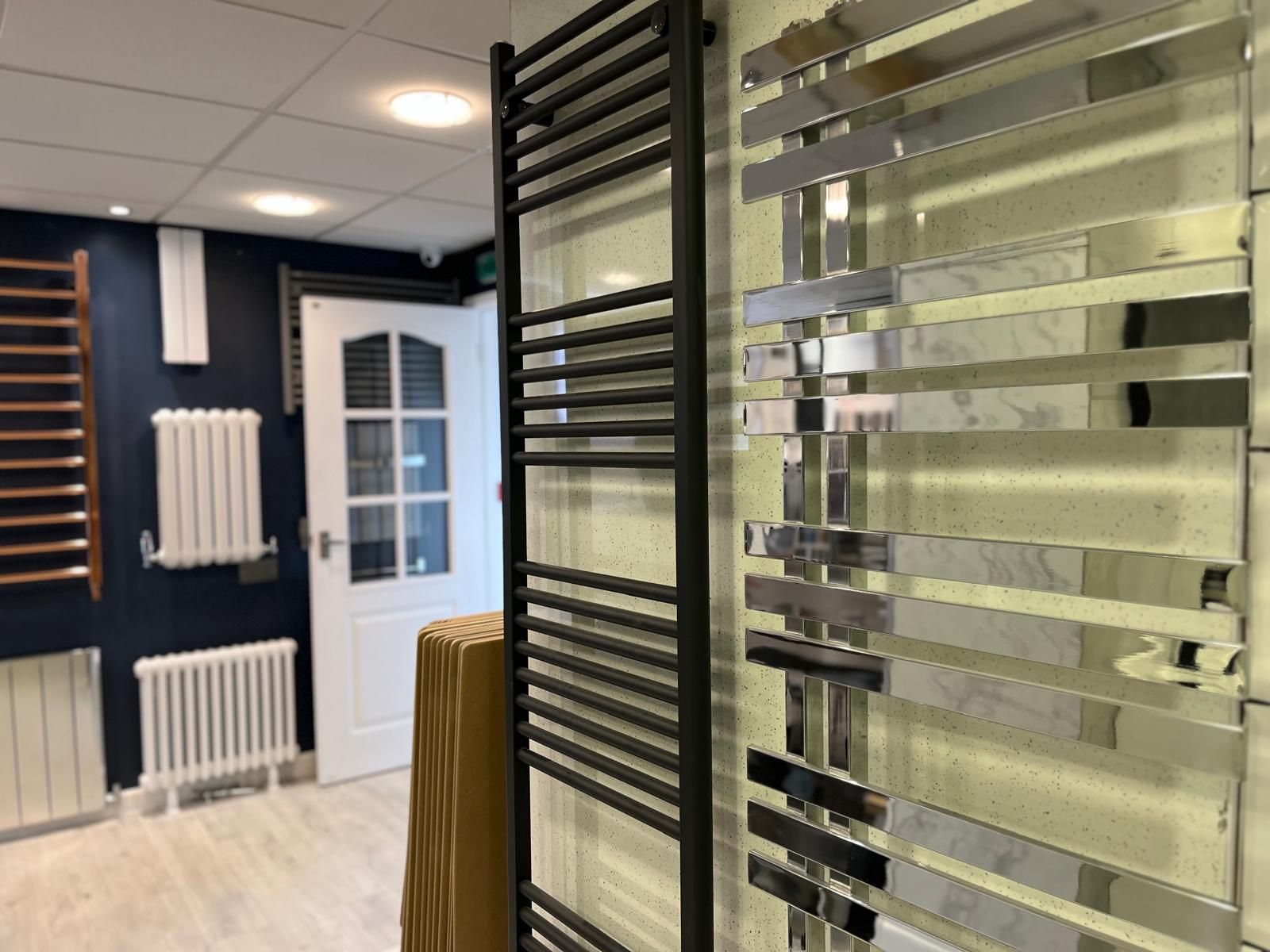 Bathroom display at GT Bathrooms showroom