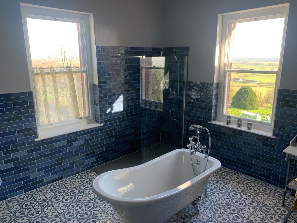 New traditional bathroom fitted and installed