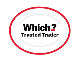 A which trusted trader logo with an arrow pointing to the right