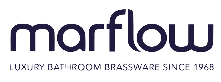 The logo for marflow luxury bathroom brassware since 1968