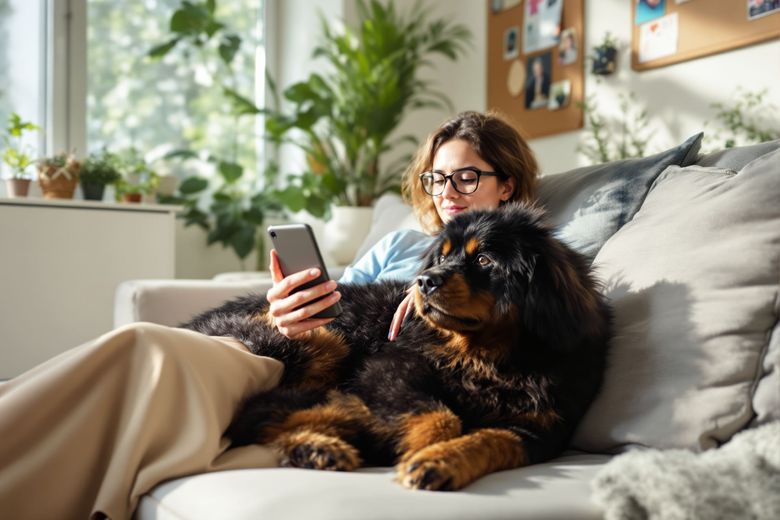 Interior photo of a houseplant on a table