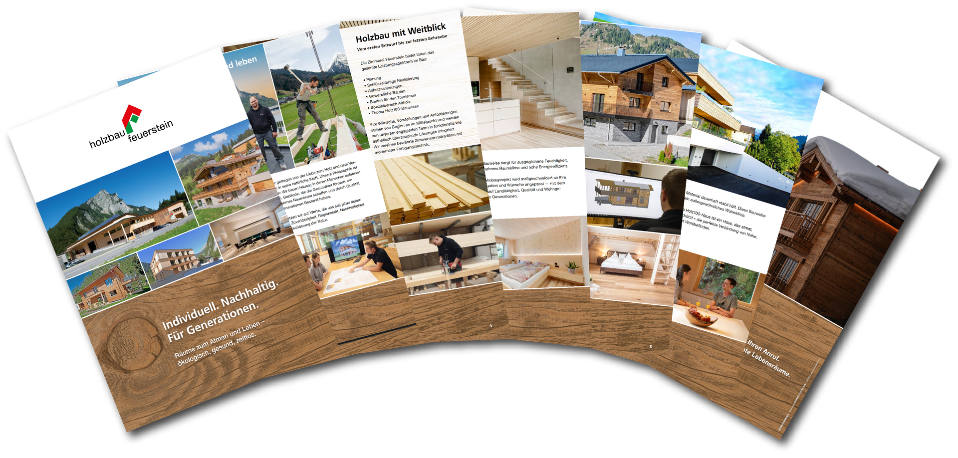 Holzbau Feuerstein Broschüre