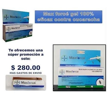 Insecticida mata cucaracha en gel
