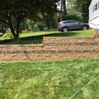 After Garden Wall Cleaning
