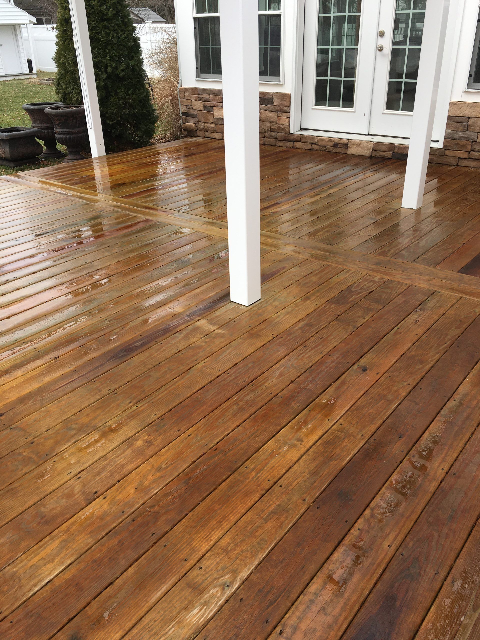 After Deck Cleaning
