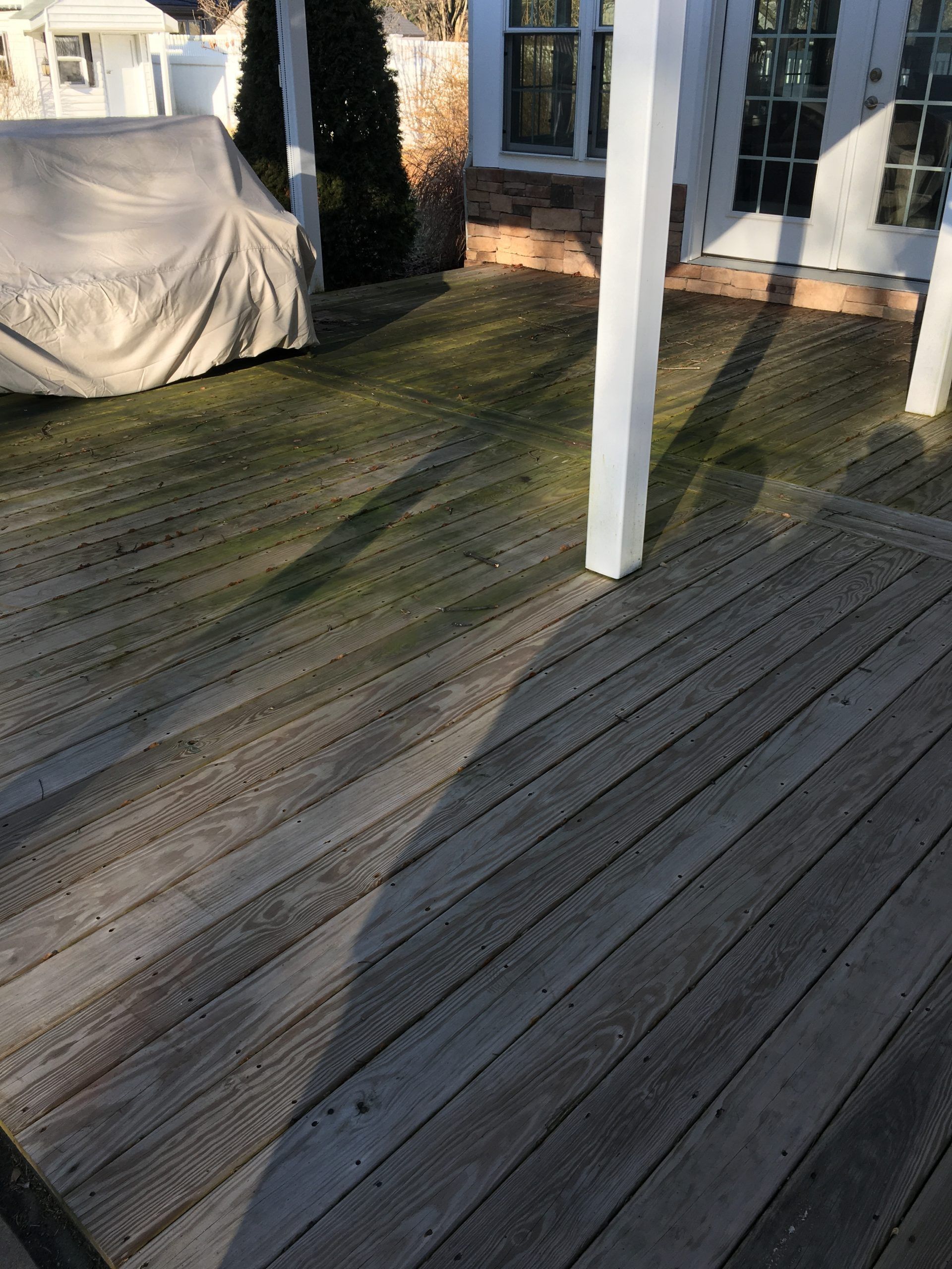 Before Deck Cleaning