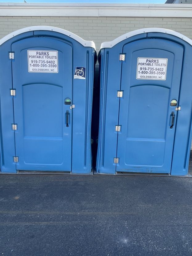 Four Portable Toilets — Goldsboro, NC — Parks Portable Toilets Inc.