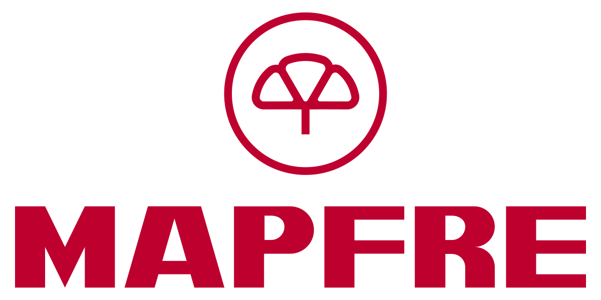 El logotipo de Mapfre tiene un círculo rojo con un árbol dentro.
