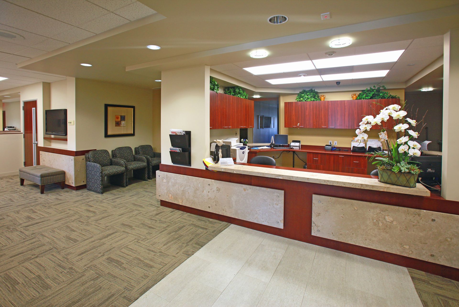 Neighborhood Healthcare Health Center Lobby — San Clemente, CA — Consolidated Contracting