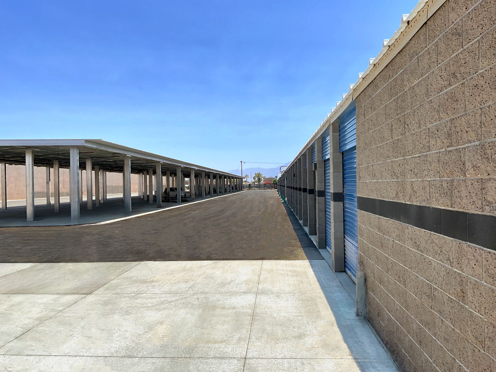 Big Easy RV & Boat Storage Side View — San Clemente, CA — Consolidated Contracting