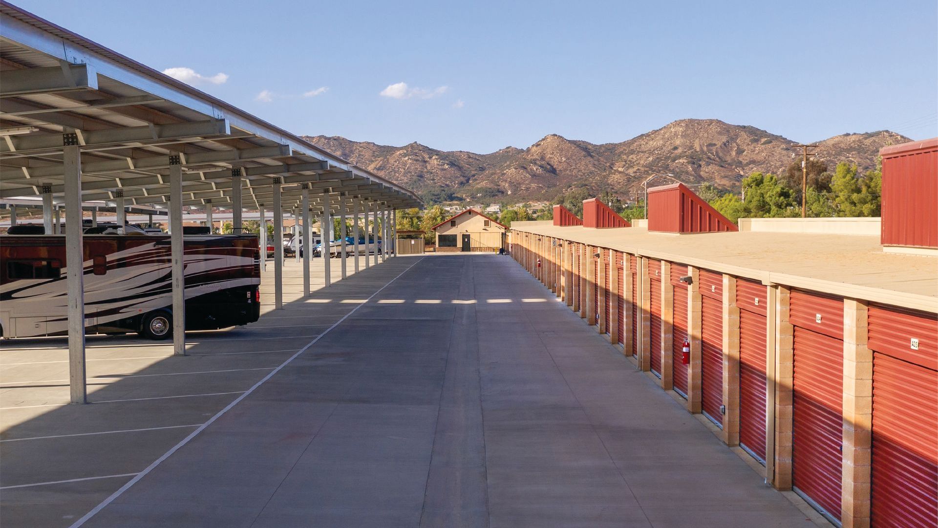 Big Easy RV & Boat Storage Top View — San Clemente, CA — Consolidated Contracting