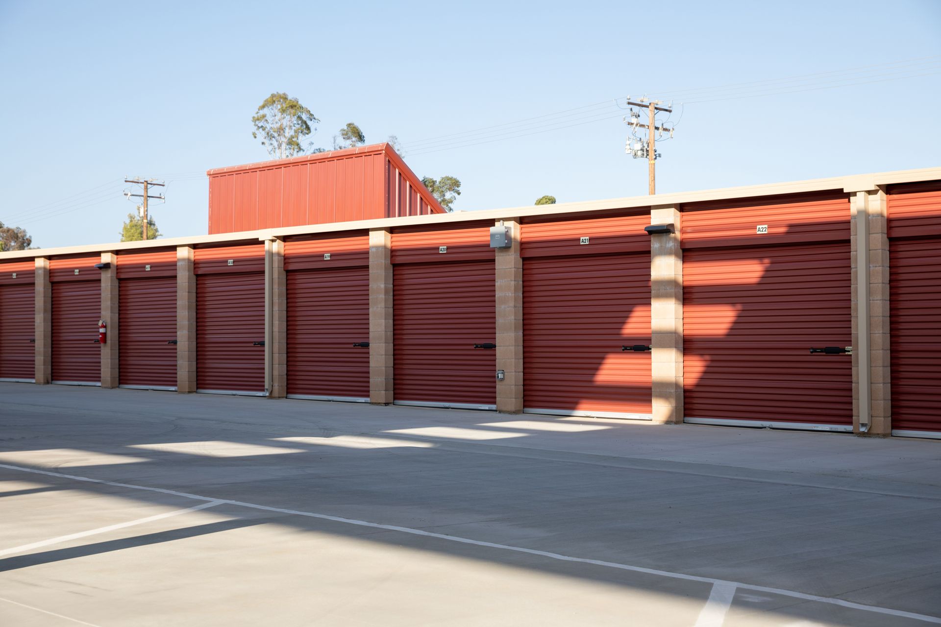 Big Easy RV & Boat Storage Side View — San Clemente, CA — Consolidated Contracting