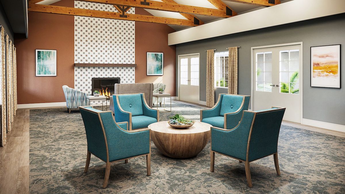 Inside of Anthem Memory Care — San Clemente, CA — Consolidated Contracting