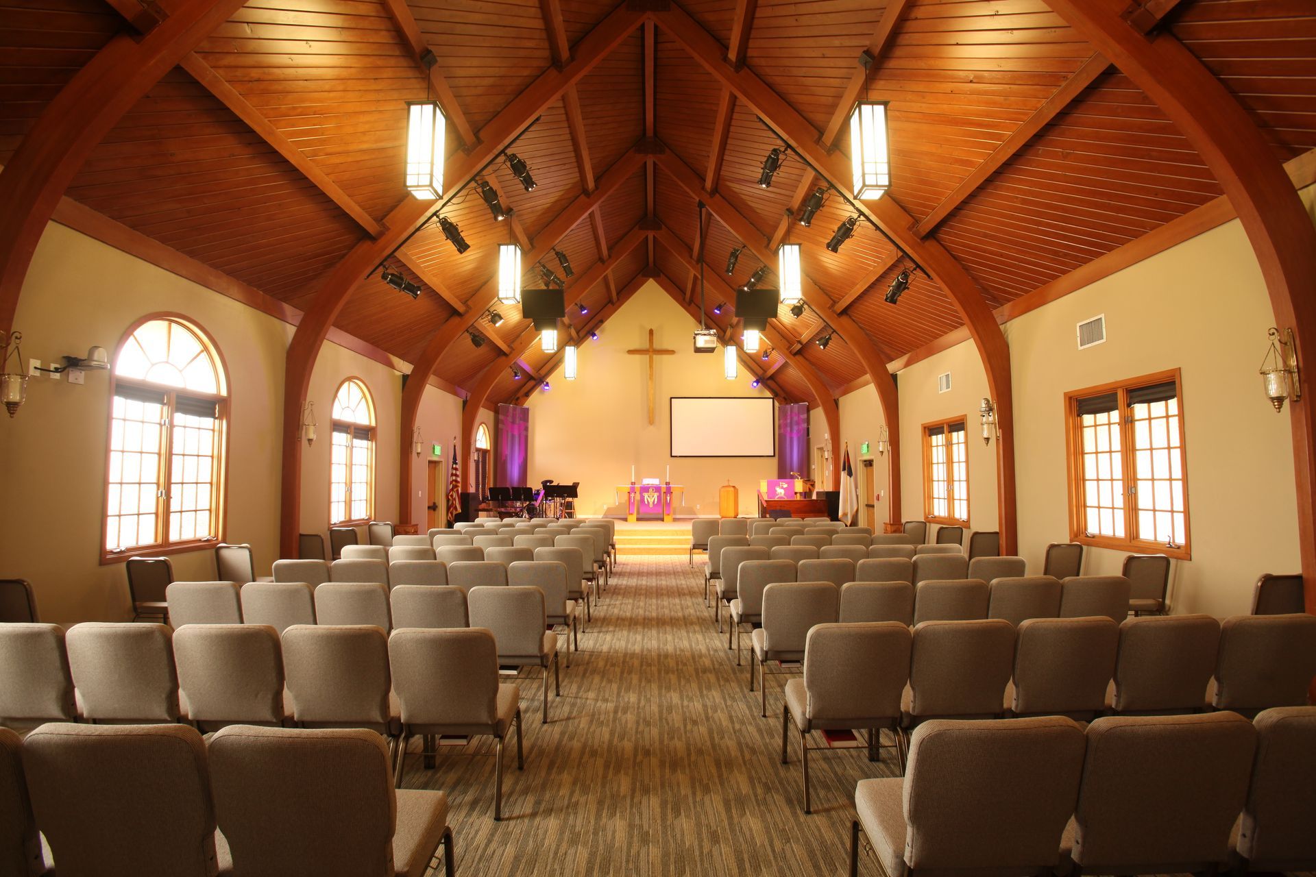 Inside of Fountain of Life Lutheran Church — San Clemente, CA — Consolidated Contracting