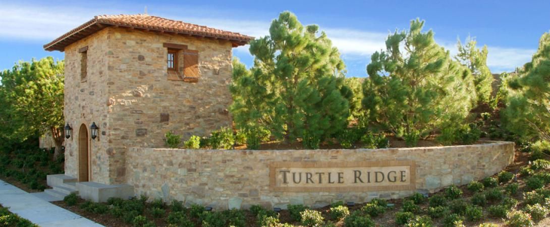 Turtle Rige Entries Sign — San Clemente, CA — Consolidated Contracting