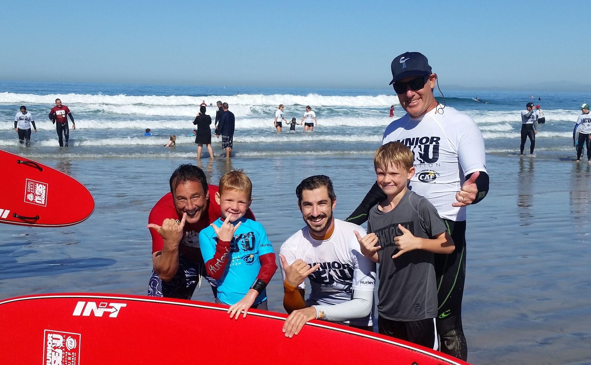 Surfing Group Photo — San Clemente, CA — Consolidated Contracting