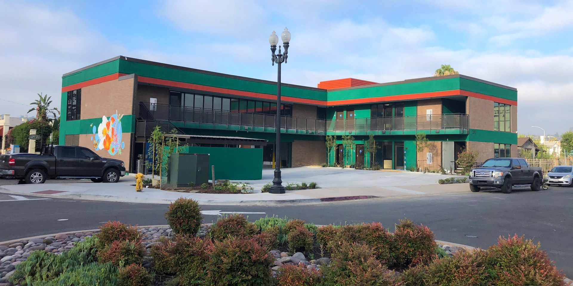 Senior Housing brown apartments