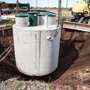 Conyers — Septic Tank Being Installed in Conyers, GA