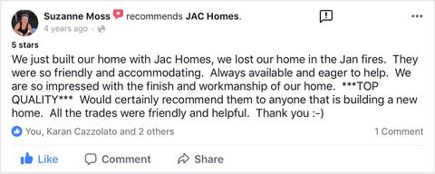 JAC Facebook Testimonial