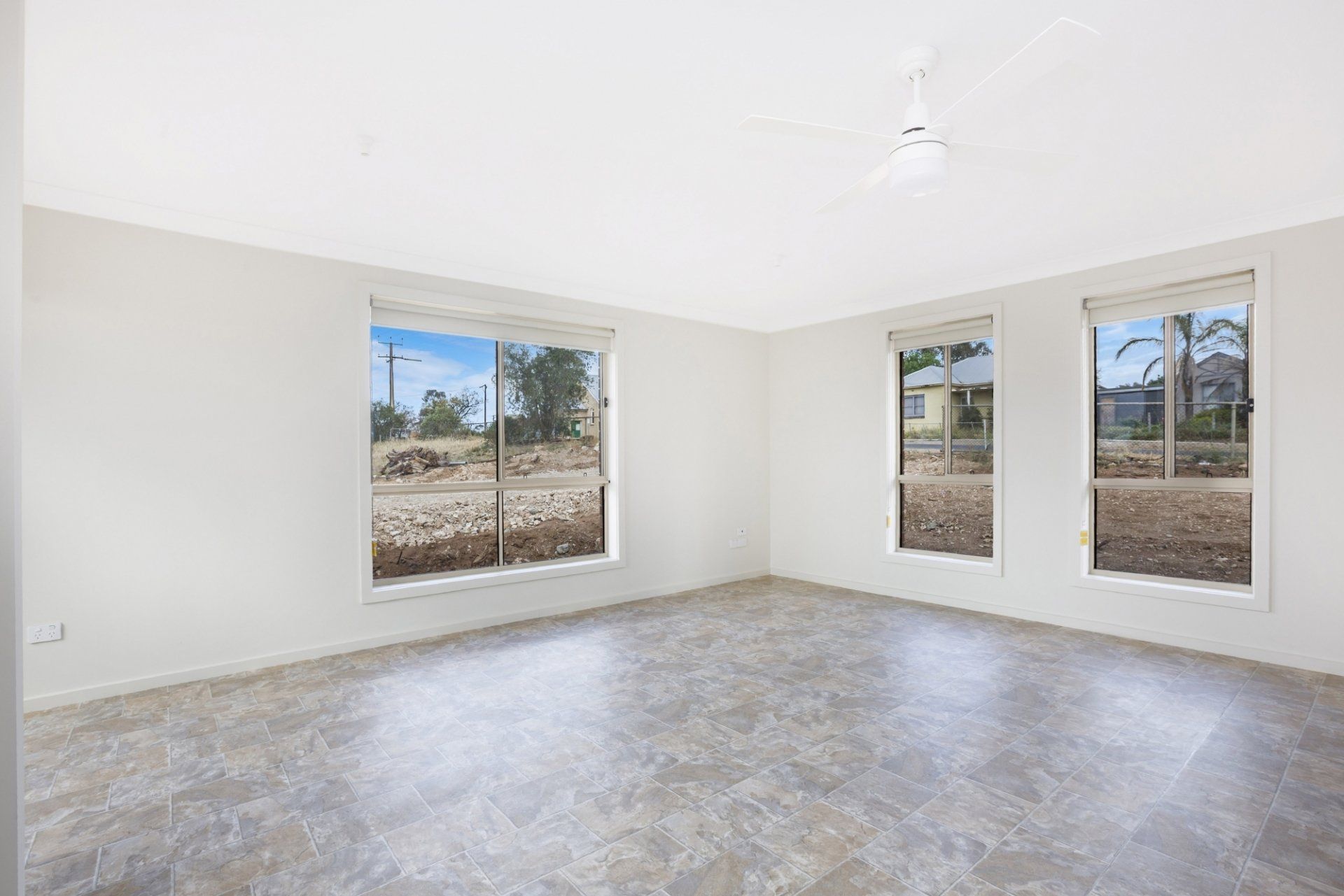 new home build mannum Lounge room with windows