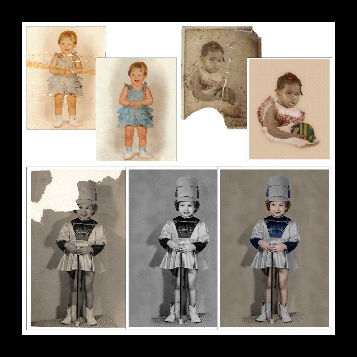 Photo Restoration examples