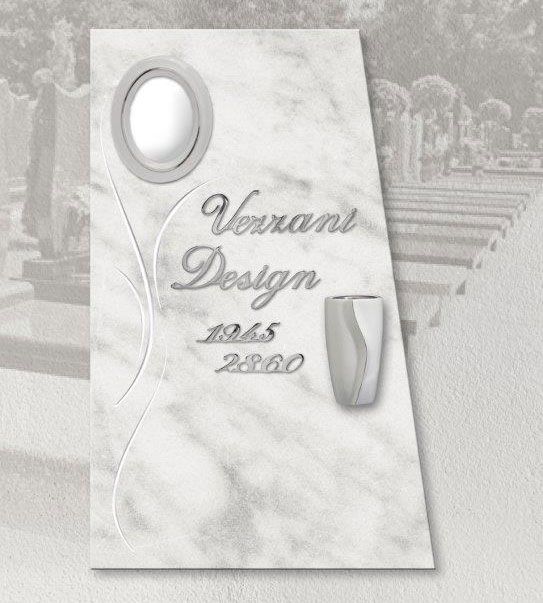 Tombstone with personalized engraving vezzani design 26