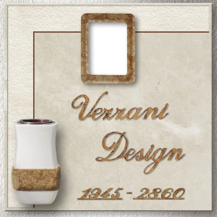 Ossuary with personalized engraving vezzani design 28